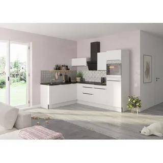 OPTIFIT Winkelküche L-Form 270 cm Weiß