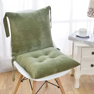 MSNCS Stuhlkissen Sitzkissen mit Rückenlehne Sitzkissen für Esszimmerstühle 40 x 80 cm Stuhlkissen mit Bändern rutschfeste Sitzpolster für Die Küche Sitzauflagen Outdoor und Indoor(E)