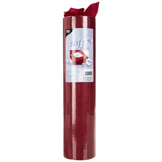 Papstar STARPAK Tischläufer soft selection bordeaux 40,0 cm x 24,0 m, 1 Rolle