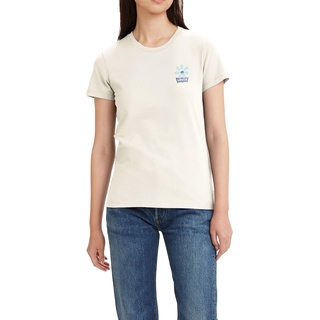 Levi's Damen The Perfect Tee T-Shirt,Batwing Schoolyard Daisy Sunny,XL