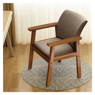Esszimmerstühle aus Holz, Akzentstühle im Mid-Century-Modern-Stil mit Armlehnen und Beinen aus Holz, Beistellstühle, Armlehnstühle für Wohnzimmer, Esszimmer, Küche, Gästezimmer (Fa