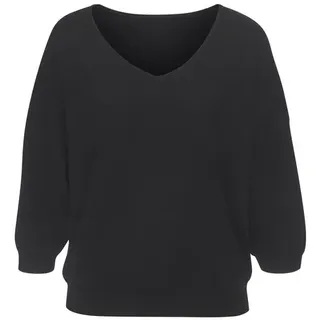 LASCANA Kaschmirpullover Schwarz 32/34