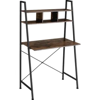 Tectake Schreibtisch Exeter 85,5 x 46,5 x 140 cm