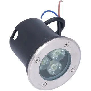 Wasserdichte Led-gartenleuchte Aus Edelstahl, Warmweißes Licht, 220 V, Einbauleuchte Für Gärten, Parks, Wege Und Malerische Orte.