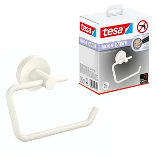 Tesa Moon White WC-Papierrollenhalter weiß