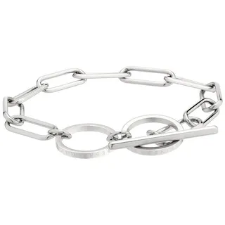 Liebeskind Berlin Armband Edelstahl silberfarben Größe 18