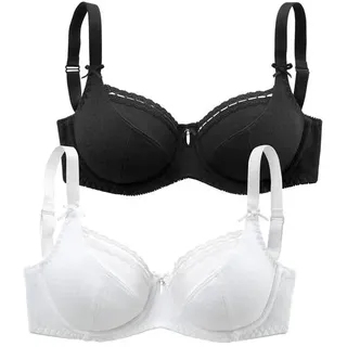 petite fleur by lascana petite fleur Bügel-BH schwarz/weiß 80D