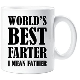 World's Best Farter I Mean Vater Becher Vatertag Geschenk Tasse Geburtstag Weihnachten Papa