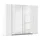 Kronach Schwebetürenschrank 269 x 210 x 59 cm weiß
