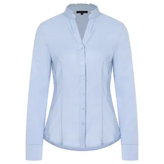 More & More Langarmbluse blau 42