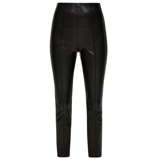 s.Oliver BLACK LABEL Lederimitathose - Lederhose - Regular: Jogpants in Lederoptik schwarz 46Schneider Fashion Store