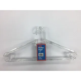 Trendline Kleiderbügel Kunststoff transparent 5 St.