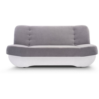 e-meubles Sofa mit Schlaffunktion und Bettkasten, Kippsofa Klappsofa Schlafsofa Clic-Clack Couch für Wohnzimmer Federkern Sofagarnitur Polstersofa - pafos