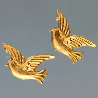 efco "Dove Wachs Dekoration Gold Brilliant, 30 x 34 mm, 2-teilig