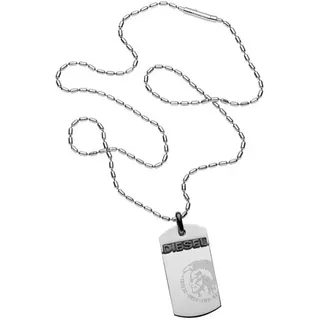 Diesel Herren Kette Edelstahl Silber farbe DX0007040