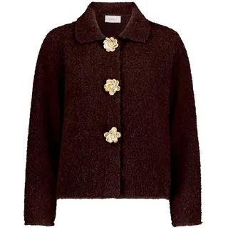 Cartoon Strickjacke Braun 42