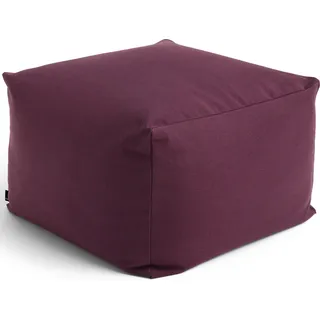 HAY Pouf Baumwolle/Polyester 59 x 40 x 59 cm Burgund