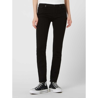 Slim Fit Jeans mit Lyocell-Anteil Modell 'Roxanne', Black, 23