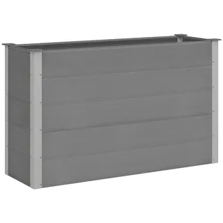 vidaXL Garten-Hochbeet WPC 150 x 50 x 91 cm Grau