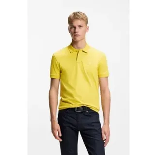 BOSS für Herren. 50507803 Slim Fit Poloshirt gelb (S), Lässig, Baumwolle, Kurzarm