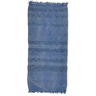 Tom Tailor Teppich , blau , Baumwolle , Maße (cm): B: 70 H: 0,6