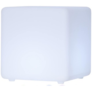 Leuchtobjekt outdoor WÜRFEL 40cm mit RGB LED Modul - Wireless Charging - Fernbedienung