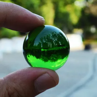 3CM Grüner Quarz Kristall Glaskugel Feng Shui Magische Heilkristalle Kugeln Kugel Dekorieren Edelstein-Grün_3 CM