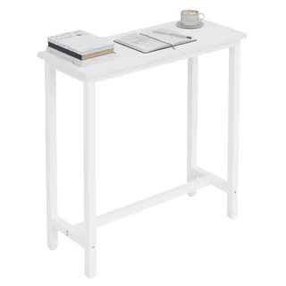 Woltu Bartisch 100 x 100 x 40 cm Weiß