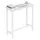 Bartisch 100 x 100 x 40 cm Weiß