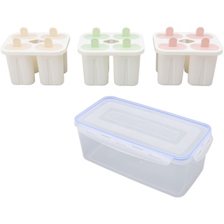 Eis Lutscher Formen Ungiftig Praktisch 12 Stäbchen Geruchlos DIY Eiscreme Formen Lebensmittelqualität Joghurt