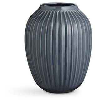 Kähler Hammershøi Vase gross - anthrazit - Ø 20 cm - Höhe 25 cm