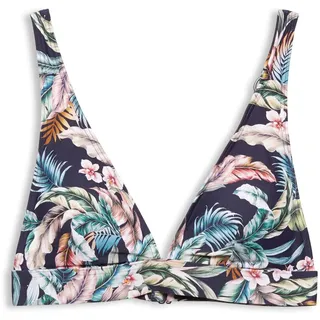 ESPRIT Damen Malibu Beach Rcs Pad.bra Top Bikini, Navy, 36 EU - 36 / B