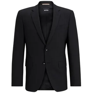 BOSS Baumwollsakko Slim-Fit Baukasten Sakko Huge - Slim Fit grau