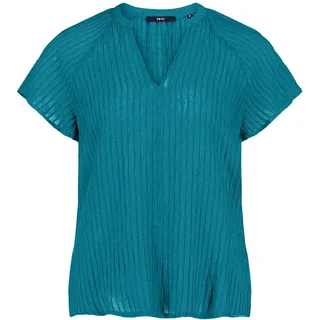 Zero Klassische Bluse Blau 44