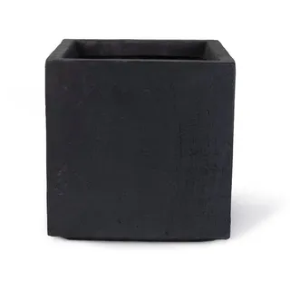 Köhko Pflanzkübel KÖHKO® Blumenkübel aus Fiberglas neuartiges Stein Pflanzkübel Quadrat 26 cm x 26 cm x 26 cm