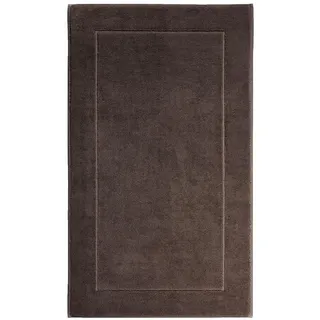 Aquanova Badteppich London 60 x 100 cm Baumwolle Braun Dunkelbraun