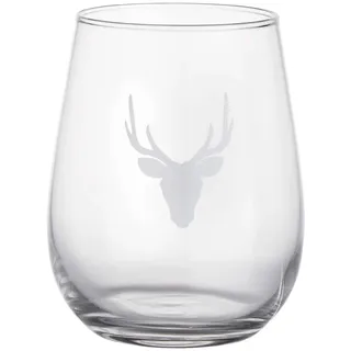 BUTLERS MOUNTAIN LOVE Glas mit Hirschkopf 360ml Gläser