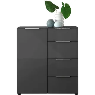 Stella Trading Sideboard 90 x 99 x 40 cm Anthrazit