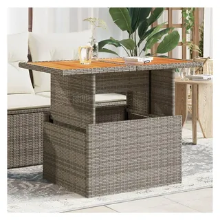 vidaXL Gartentisch 100 x 55 x 73 cm Grau