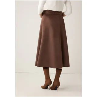More & More weiter Glockenrock, Kunstleder in espresso brown | Gr.: 36