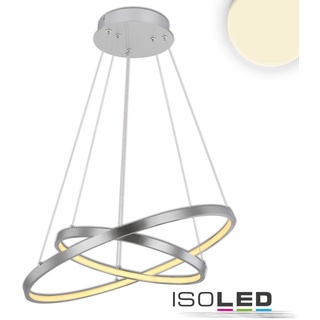 ISOLED LED Hängeleuchte RING 18W+23W, 3000K, IP20, silber ISO-115660
