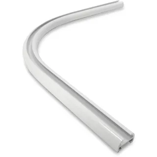 Home-Vision Gardinenschiene Zubehör Serie Z Durchschleuderbogen | Vorhangschiene 1-läufig, 2-läufig, 3-läufig, 4-läufig Aluminium, Inkl. Befestigungsmaterial, für Schiebevorhang
