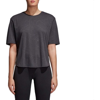 adidas Damen Freelift Climalite Aeroknit T-Shirt, Black, 2XS
