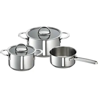 Schulte-Ufer Mini Set Mabel Topfset 3 teilig Edelstahl Induktion