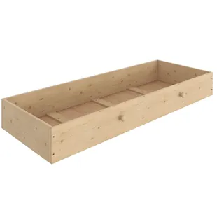 Need Sleep Schublade Stauraum Bettkasten aus Holz mit Rollen für Bett (164,5x60 cm)