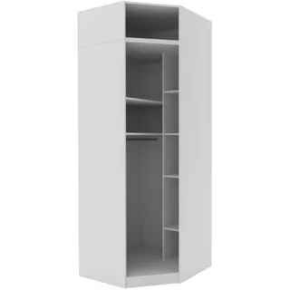 BASED Eckschrank UNIT 91,1 x 242,2 x 91,1 cm Weiß