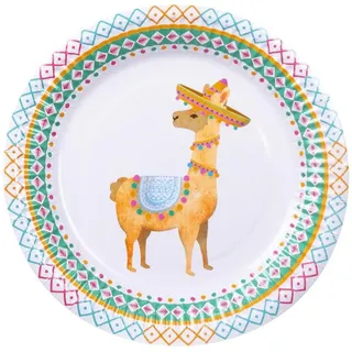 Boland Lama Hawaii Partyteller (6 Stk.)