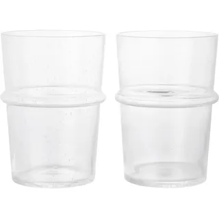 Ferm Living - Boya Trinkglas, tall, 45 cl, klar (2er-Set)