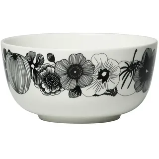 Marimekko - Oiva Siirtolapuutarha Schale 900 ml, weiß / schwarz