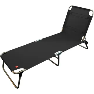 Fiam  Fiam Amigo Dreibeinliege 190 x 58 x 29 cm schwarz klappbar